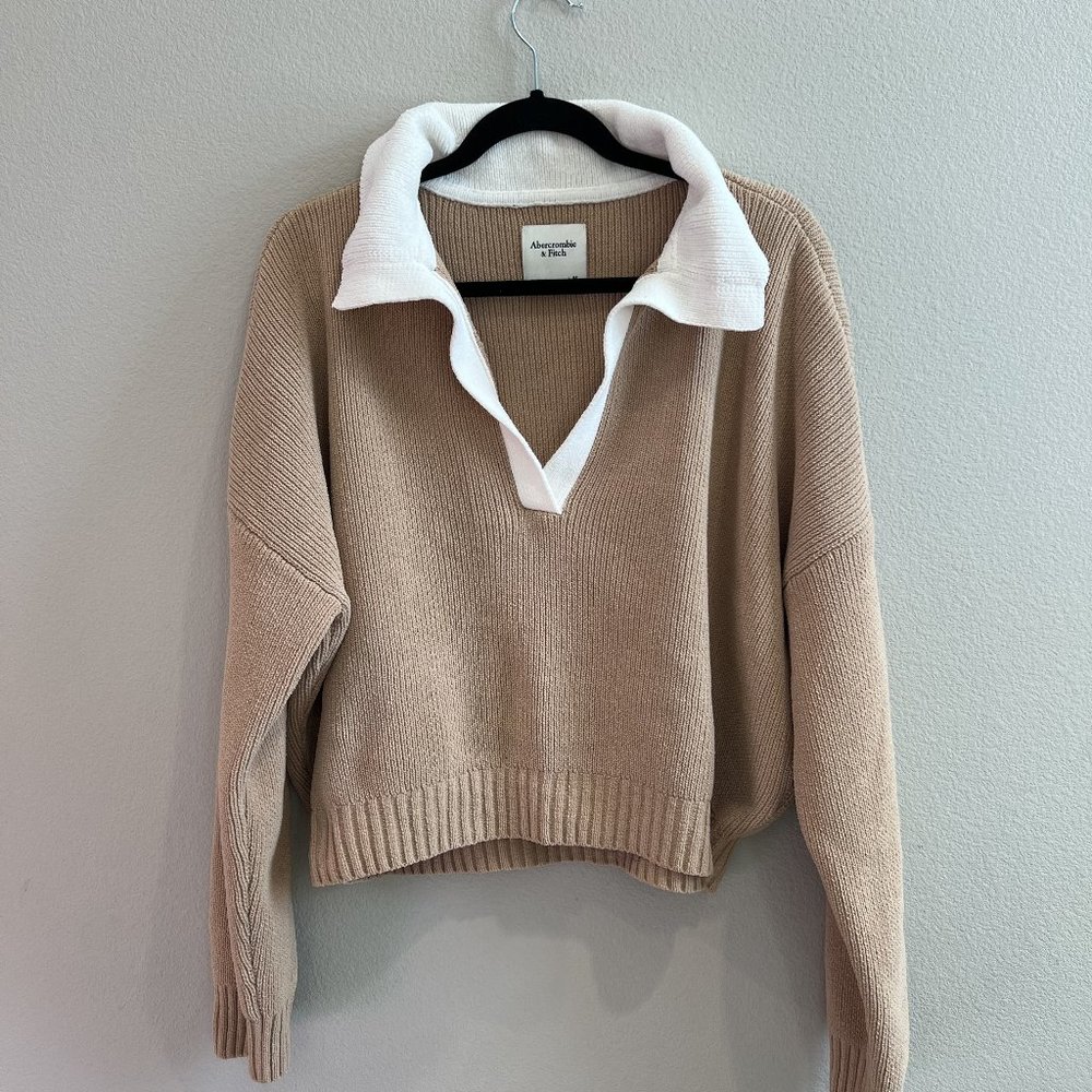 Abercrombie Notch-Neck Sweater